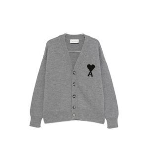 Ami Paris Men Ami De Coeur Wool Cardigan